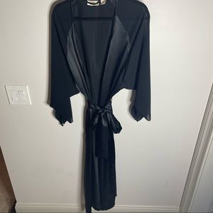 Victoria’s Secret Vintage Long Black Robe